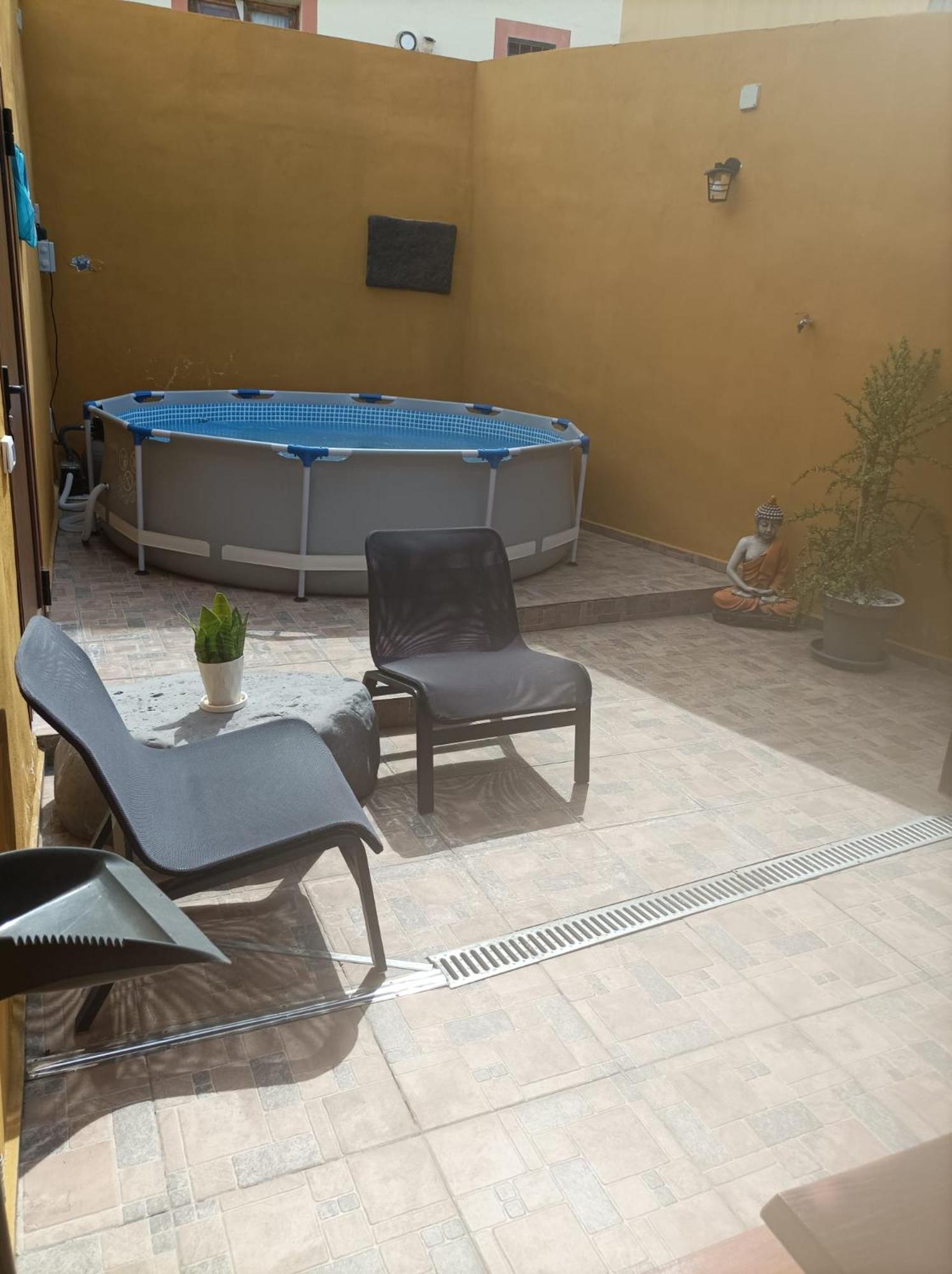 Tradicional Casa Canaria Con Piscina Y Vistas Al Teide อิคอดเดลอสวินอส ภายนอก รูปภาพ